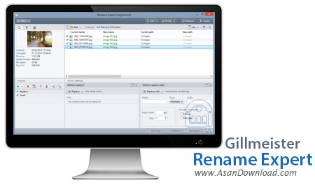 دانلود Gillmeister Rename Expert v5.18.0 - نرم افزار تغییر نام دسته ای فایل ها