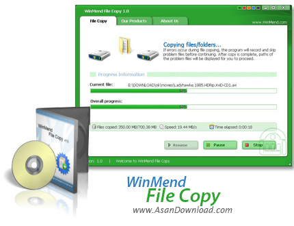 دانلود WinMend File Copy v2.4.0 - نرم افزار افزایش سرعت کپی فایل