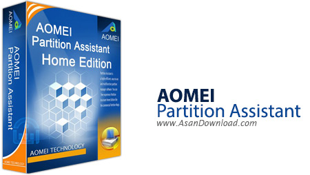 دانلود AOMEI Partition Assistant Pro v9.14 - نرم افزار پارتیشن بندی، تغییر سایز پارتیشن و مدیریت هارد