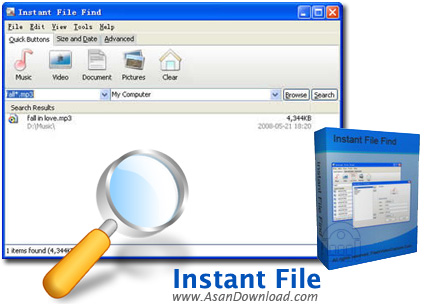 دانلود Instant File Find v1.14.0 - نرم افزار جستجوی سریع فایل ها در ویندوز