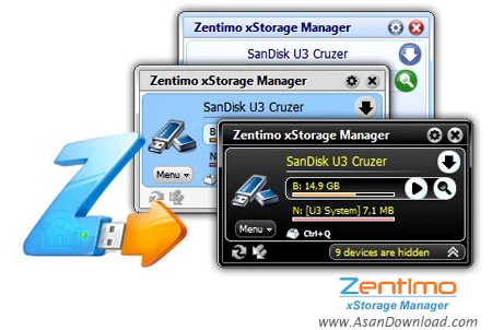 دانلود Zentimo xStorage Manager v2.1.5.1275 - نرم افزار مدیریت دستگاه های متصل از طریق پورت USB