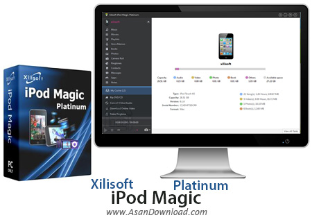 دانلود Xilisoft iPod Magic Platinum v5.7.23 - نرم افزار مدیریت محصولات اپل