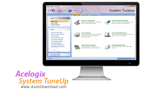دانلود Acelogix System TuneUp v3.0.0.434 - نرم افزار افزایش سرعت و کارآیی سیستم