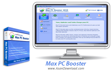 دانلود Max PC Booster v1.0.0 - نرم افزار بهینه سازی و افزایش سرعت