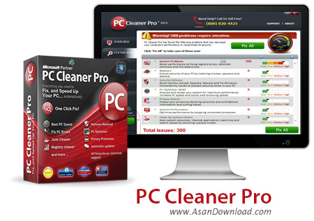 دانلود PC Cleaner Pro v14.0.18.6.11 - نرم افزار پاکسازی کامل ویندوز