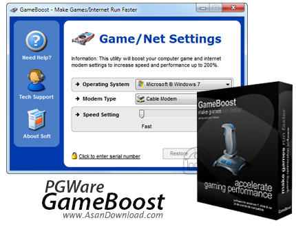 دانلود PGWare GameBoost v3.6.4.2018 - نرم افزار اجرای هرچه بهتر بازی ها
