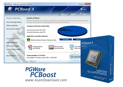 دانلود PGWare PCBoost v5.6.4.2018 - نرم افزار بهینه سازی پردازنده 