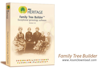 دانلود Family Tree Builder v8.0.0.8393 - طراحی نمودار درختی یک خانواده