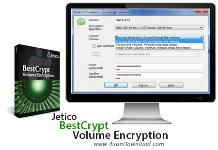 دانلود Jetico BestCrypt Volume Encryption v3.70.18 - نرم افزار رمزگذاری اطلاعات