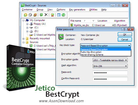 دانلود Jetico BestCrypt v8.25.7 - نرم افزار محفاظت از اطلاعات شخصی