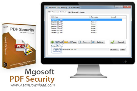 دانلود Mgosoft PDF Security v9.2.368 - نرم افزار ایمن سازی اسناد PDF