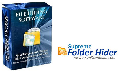 دانلود Supreme Folder Hider v1.8 - نرم افزار قفل گذاری و محافظت
