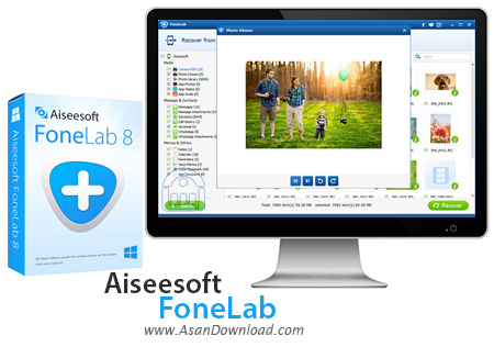 دانلود Aiseesoft FoneLab v9.1.8 - نرم افزار بازیابی اطلاعات دستگاه های iOS