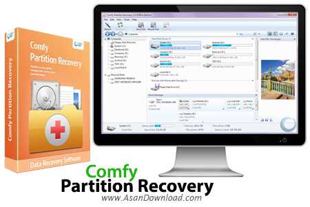 دانلود Comfy Partition Recovery v2.8 - نرم افزار بازیابی پارتیشن ها