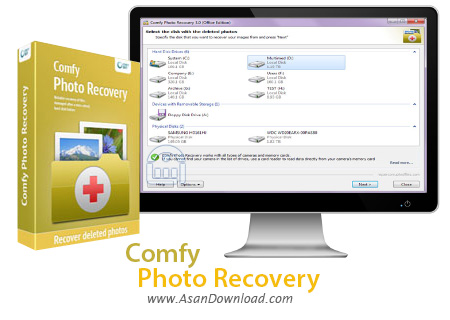 دانلود Comfy Photo Recovery v4.7 - نرم افزار بازیابی تصاویر