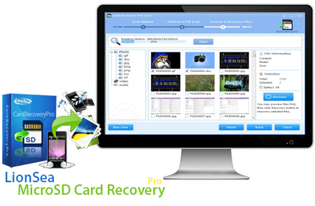 دانلود LionSea MicroSD Card Recovery Pro v2.9.9 - نرم افزار بازیابی کارت های حافظه