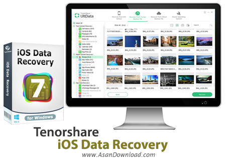 دانلود Tenorshare iOS Data Recovery v7.0.0.2 - نرم افزار بازیابی اطلاعات آی او اس
