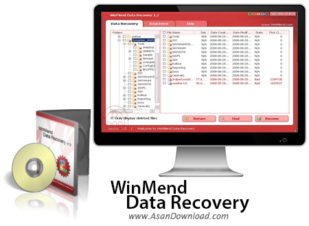 دانلود WinMend Data Recovery v1.4.6.0 - نرم افزار بازیابی ساده فایل های حذف شده