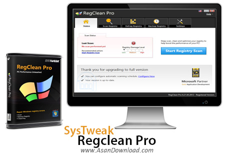 دانلود SysTweak Regclean Pro v8.3.81.1103 - نرم افزار پاکسازی رجیستری