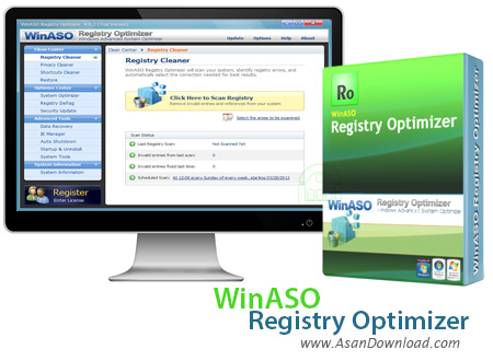 دانلود WinASO Registry Optimizer v5.5.0.0 - نرم افزار بهینه ساز رجیستری