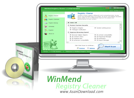 دانلود WinMend Registry Cleaner v1.6.0 - نرم افزار پاکسازی رجیستری