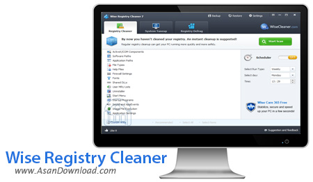دانلود Wise Registry Cleaner Pro v10.1.1.668 - نرم افزار پاکسازی سریع رجیستری