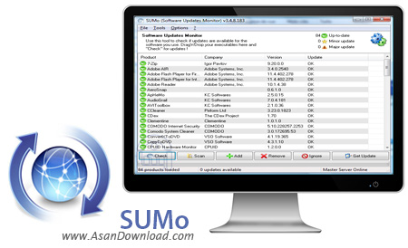 دانلود SUMo v3.13.9.264 - نرم افزار اطلاع از آپدیت نرم افزارها