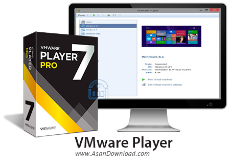 دانلود VMware Player v7.1.0 Build 2496824 - نرم افزار مجازی سازی