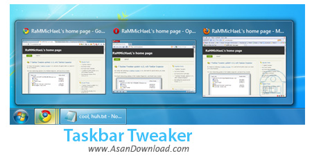 دانلود Taskbar Tweaker v5.5 - نرم افزار پیکربندی Taskbar ویندوز