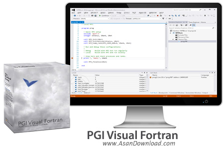 دانلود PGI Visual Fortran v13.8 - نرم افزار برنامه نویسی ویژوال و کامپایلر فرترن