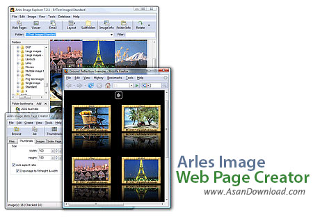 دانلود Arles Image Web Page Creator v9.5.1 - نرم افزار طراحی آلبوم های تحت وب