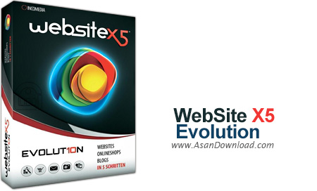 دانلود Incomedia WebSite X5 Pro v14.0.4.1 + Evolution v13.0.1.16 - نرم افزار طراحی وب سایت در 5 مرحله